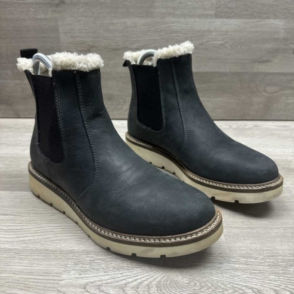 Alpine Design Blaze Womans Chelsea Ankle Boots With Faux Fur Pull On Size 7